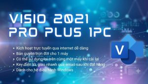 Bản quyền Microsoft Visio 2021 Pro (Kích hoạt trực tuyến)